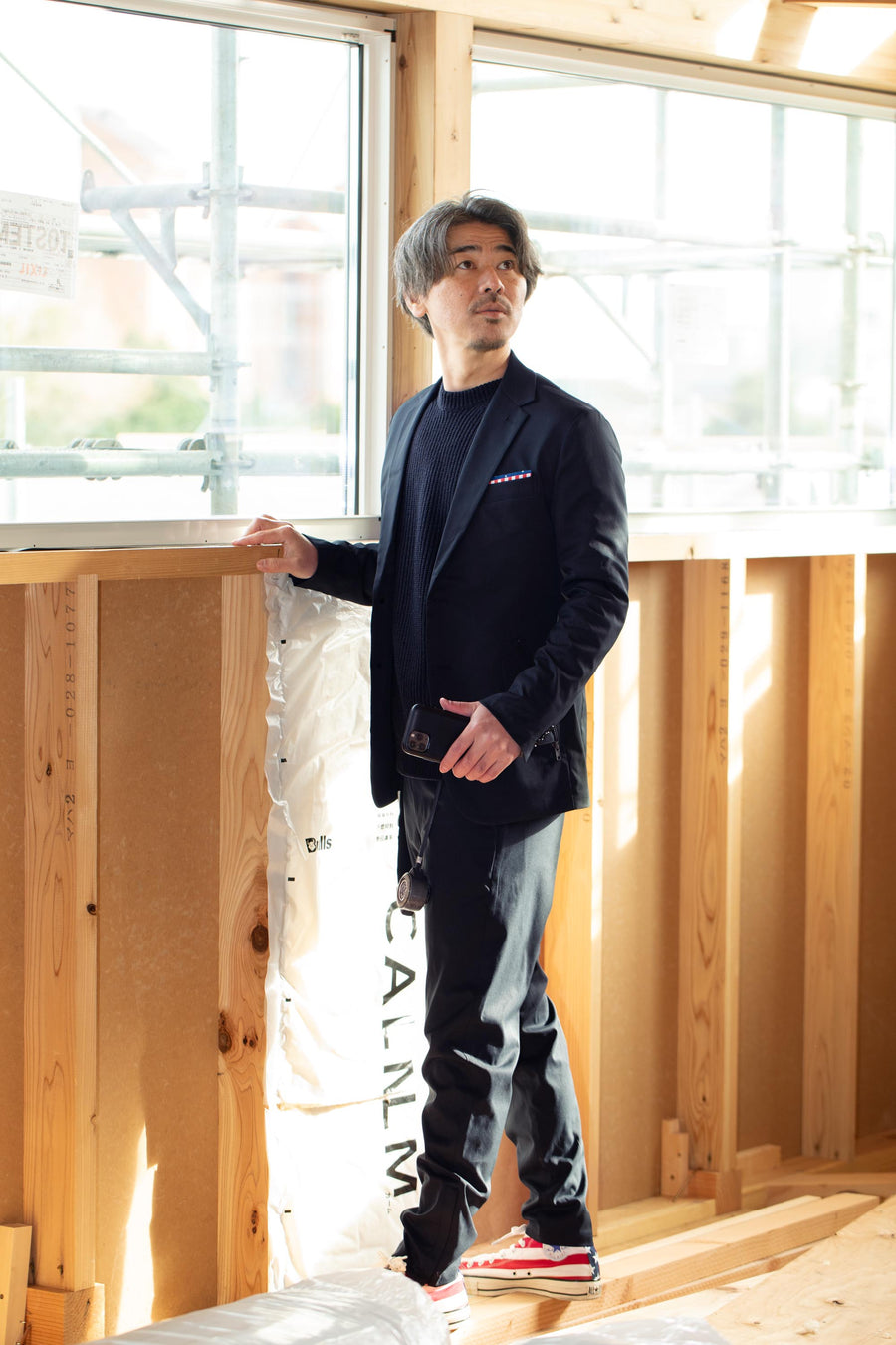 クラフトマンスーツパンツ＜カリフォルニア工務店×WWS＞
